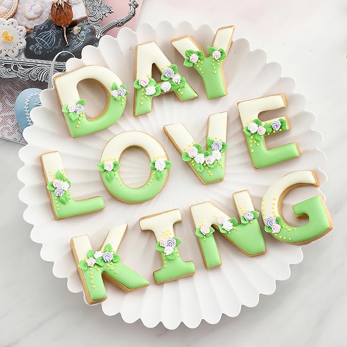 Alphabet Letter Cookie Cutters Shapes Large 3 Inch