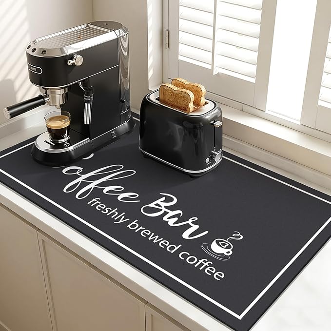Findosom Dish Drying Mat, Cuttable Drying Mat