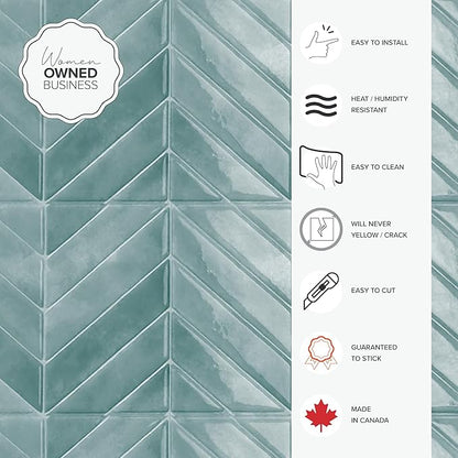 SMART TILES Peel and Stick Backsplash