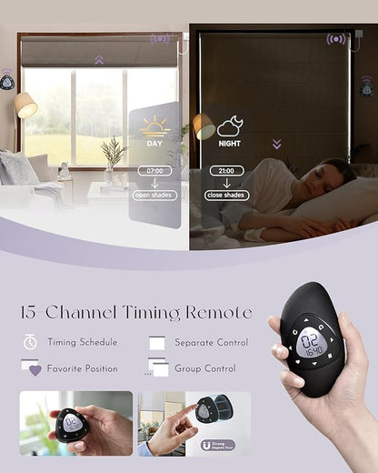 Graywind Smart Roman Shades Compatible
