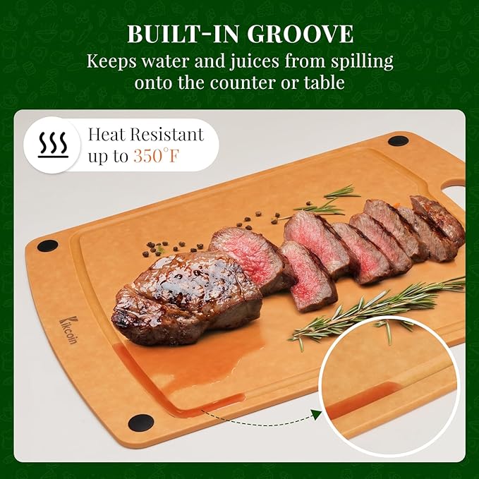 Kikcoin Wood Cutting Board, Cutting Boards