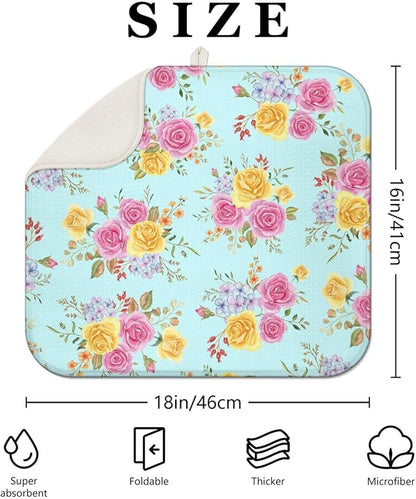 Dish Drying Mat Drainer Pads