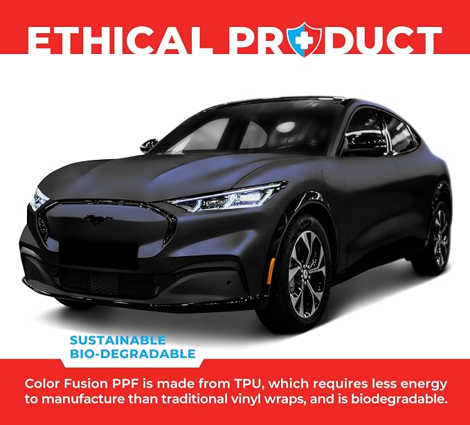 ColorFusion PPF by VViViD, Matte Stealth Cosmic Blue Dry Apply PPF Vinyl Car Wrap Roll 60ft x 5ft