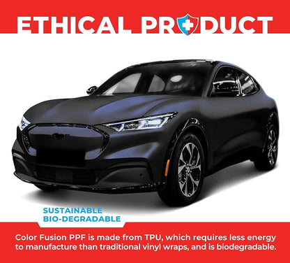 ColorFusion PPF by VViViD, Matte Stealth Cosmic Blue Dry Apply PPF Vinyl Car Wrap Roll 60ft x 5ft