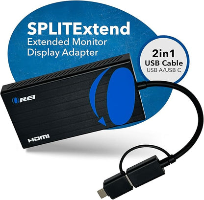 OREI SplitExtend HDMI Splitter Extended Display
