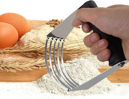 Dough Blender, 4.6 Inch x 4 Inch Stainless Steel Pastry Cutter