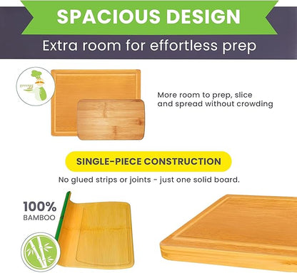 Small Bamboo Cutting Board – 12 Inch Wood Cutting Boards