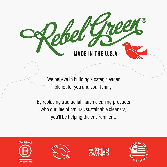 Rebel Green Ultra Clean Dish Soap, Plant-Derived Dishwashing Soap | Liquid Dish Soap for Grease and Tough Messes, No Harsh Chemicals, Frankincense & Pine Scent, 16 fl oz, 1 Pack