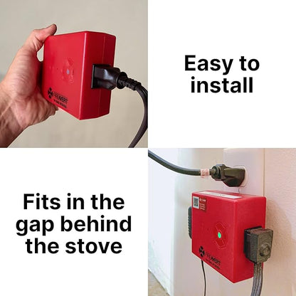 FireAvert-Gas Stove Auto Shut-Off Device (1/2" Pipe Line), Oven Monitoring Solution for Senior Citizen and Elderly Parents, As Seen on Shark Tank
