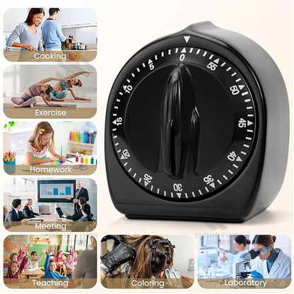 Kitchen Timers for Cooking, 60 Minute Wind Up