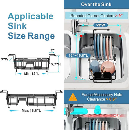iSPECLE Small Sink Dish Drying Rack