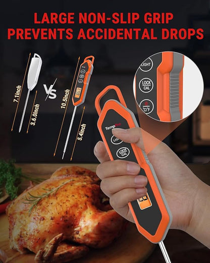 TempPro TP15H Waterproof Instant Read Meat Thermometer