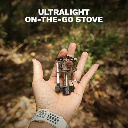 Fire-Maple Torch Gas Stove ??Ultralight Backpacking Camping Stove, Built-in Piezo Ignition, Stainless Steel & Aluminum Alloy, Compact & Portable, Ideal for Hiking & Outdoor Cooking