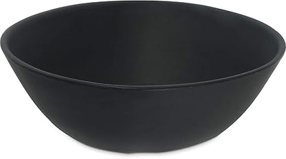Carlisle FoodService Products Ridge Reusable Plastic Bowl for Home and Restaurant, Melamine, 52 Ounces, Slate, (Pack of 12)