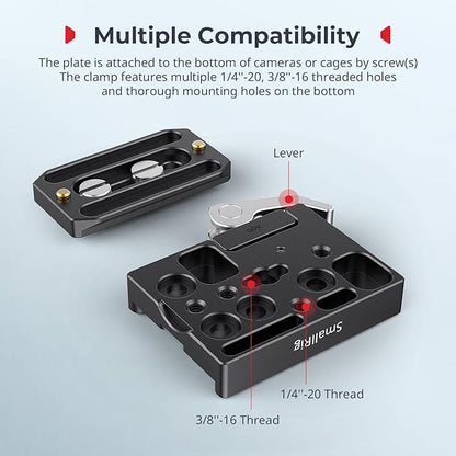 SMALLRIG Universal Quick Release Mount Plate Kit