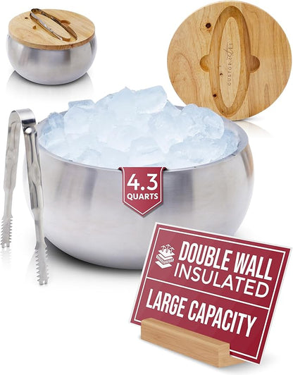 Gusto Nostro 4.1L Insulated Ice Bucket