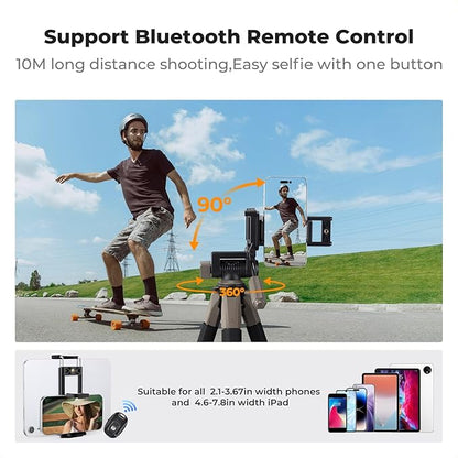 K&F CONCEPT Camera Tripod, Cellphone Clip