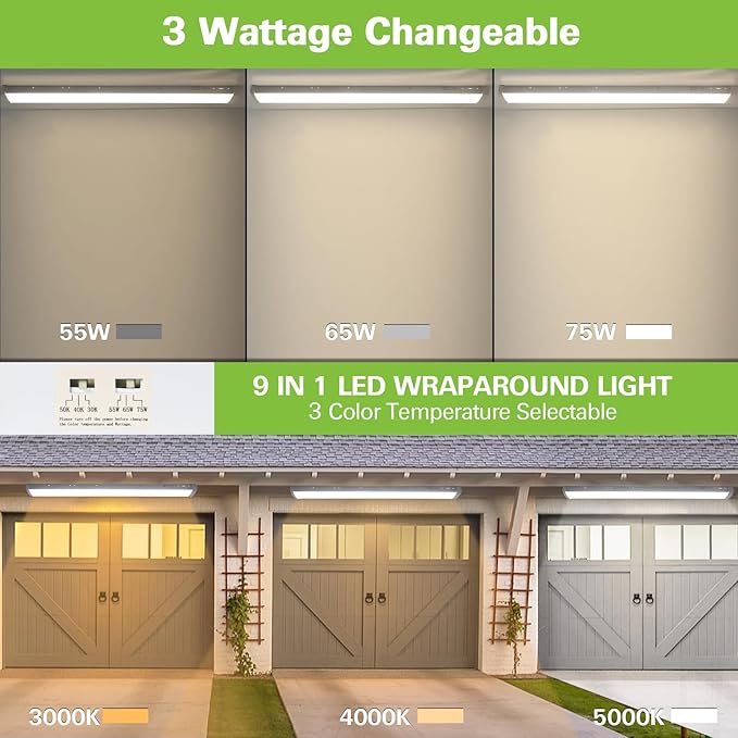 4FT LED Flush Mount Wraparound Light,