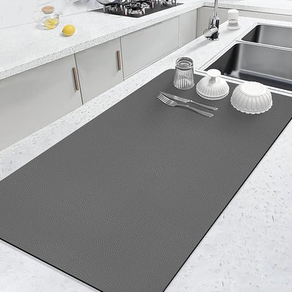 LOPNUR Kitchen Dish Drying Mat, 31.5"x17" Extra Large Dish Drying Mats
