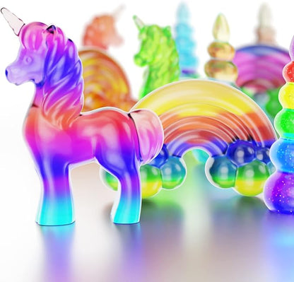 Dan&Darci Unicorn Soap Making Kit - Girls Christmas Crafts DIY Project Age 6+ Year Old Kids - Unicorn Girl Gifts - Science Activity Teenage Gift - Make Your Own Soap - Craft Toys Ages 6 7 8 9 10 11 12