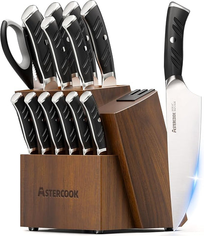 Astercook Knife Set, Kitchen Knives Set