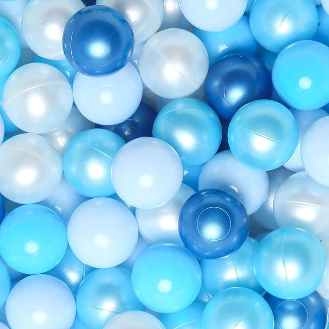 GOGOSO Ball Pits Balls for Toddlers Pack of 50 100 200 Plastics Shape Ball Non-Phthalate Non-BPA Non-Toxic 2.2-Inch Crush Proof Play Balls
