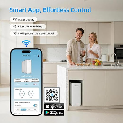 MIZUDO Smart WiFi 800GPD Tankless Reverse Osmosis System, 9 Stage Reverse