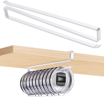 Tumbler Lid Organizer for Corner Cabinets, Space-Saving Cup Holder, Water