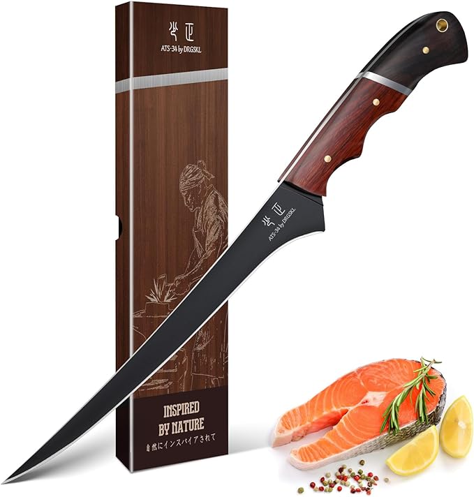 DRGSKL Fish Fillet Knife 7inch