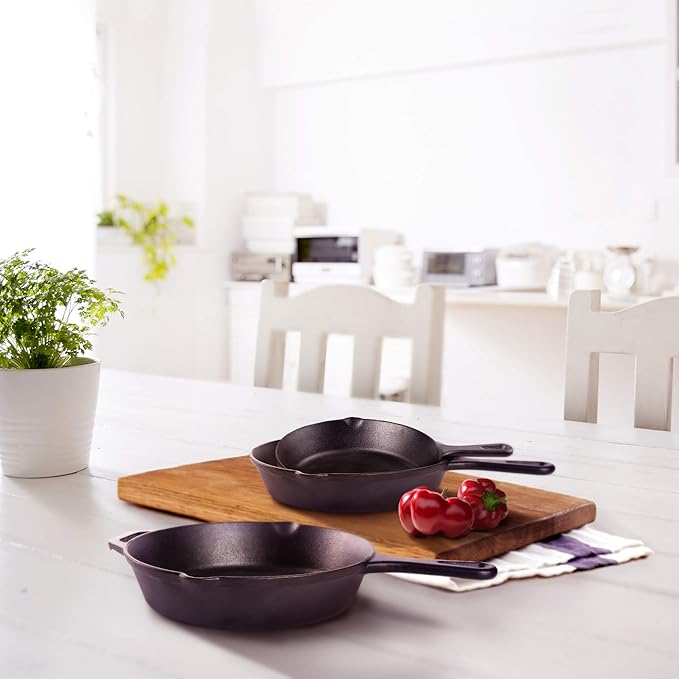 Cuisinel Cast Iron Skillets Set
