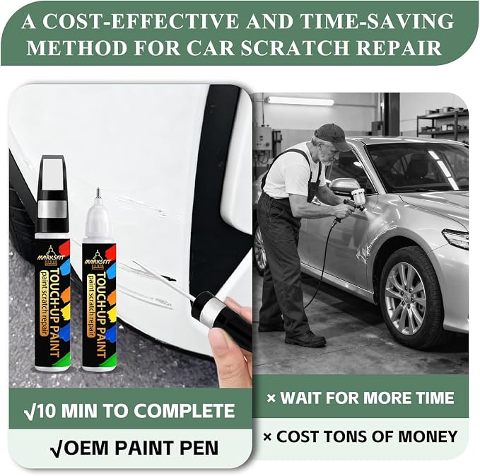 Sterling Metallic(GXD/WA130H) Touch Up Paint For GMC Exact Match-Chips and Nicks 2 in 1 Car Paint Pen Scratch Rapair for Canyon/Savana/Sierra/Yukon