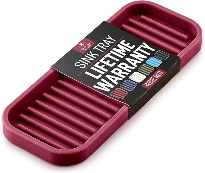 Zulay Kitchen Silicone Sponge Holder