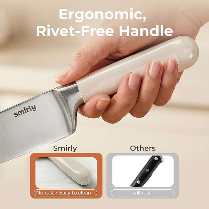 SMIRLY 14-Piece Kitchen Knife Set