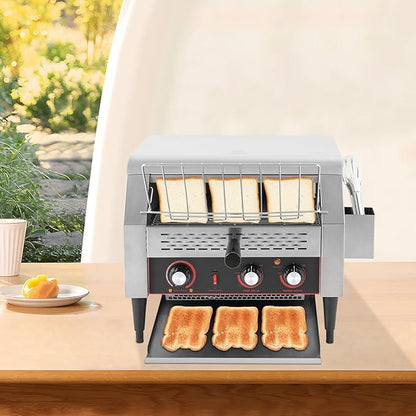Commercial Conveyor Toaster, 2400W Heavy-duty Toasters