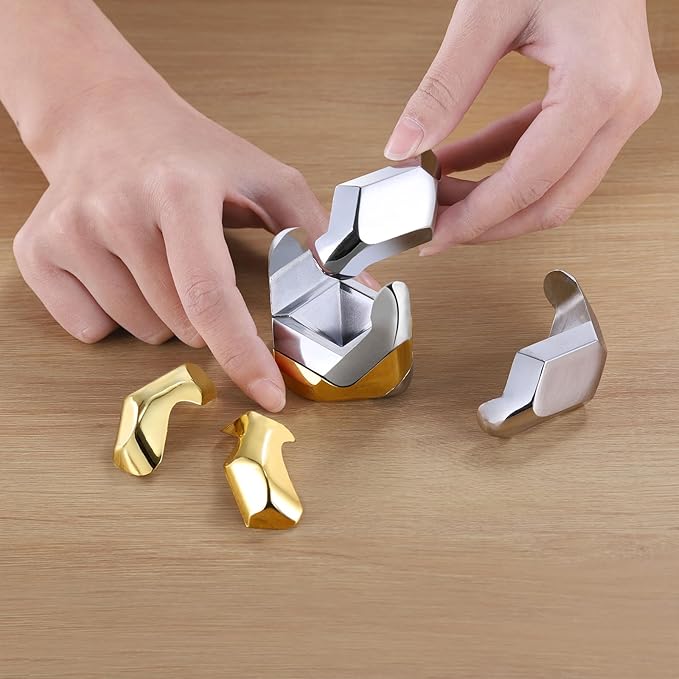 Metal Puzzle 3D Cube Brain Teaser Puzzles