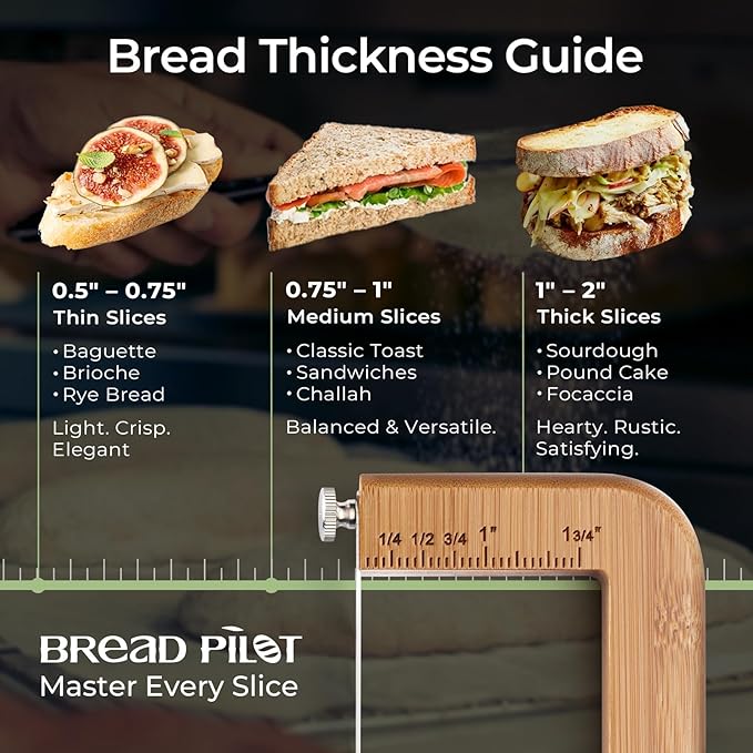 keechee Sourdough Bread Knife – Extra Large Bread Slicer