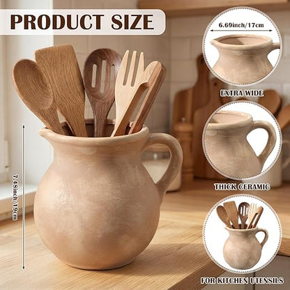 Potchen Rustic Kitchen Utensil Holder