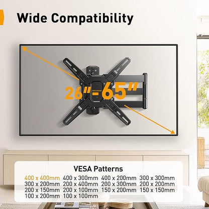Perlegear Long Arm TV Wall Mount