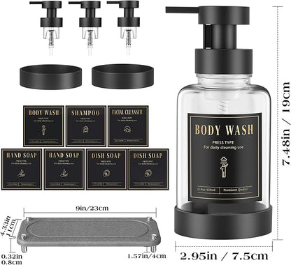 Luxspire Foaming Soap Dispenser, Non-Slip Hand Soap Dispenser