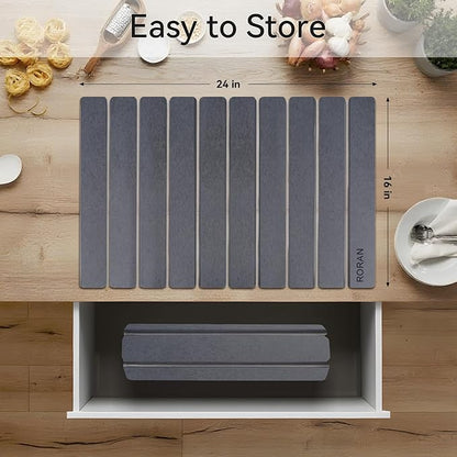 Stone Drying Mat for Kitchen Counter, Drying Matt Kitchen Counter, Quick Dry