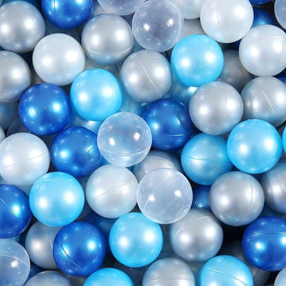 Ball Pit Balls Plastic Balls for Ball Pit Phathalate Free BPA Free Plastic Balls 100pcs 2.2" Set for Toddlers for Play Tent Tunnel