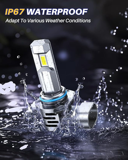 AUTOONE Upgraded 9005 HB3 Fog Bulbs, 700% Bright 24000 Lumens