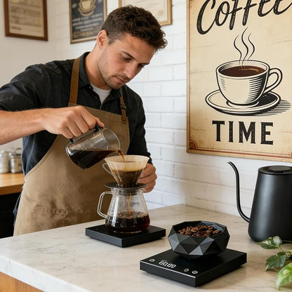 Coffee Bean Dosing Cup and Spray Bottle Set，3D Printed spresso Accessories Kit
