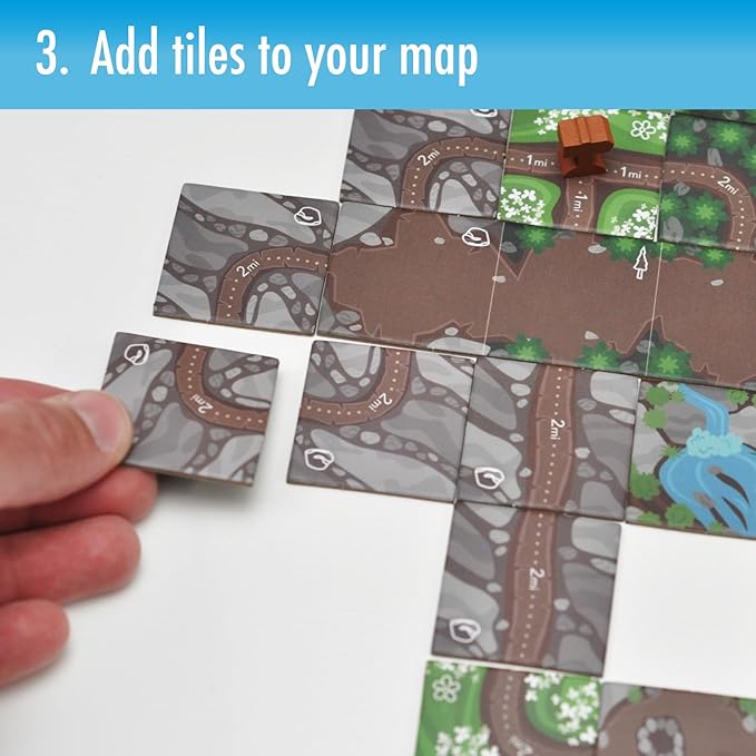 Alpine Trails | Strategic Tile Placement Board Game for Families