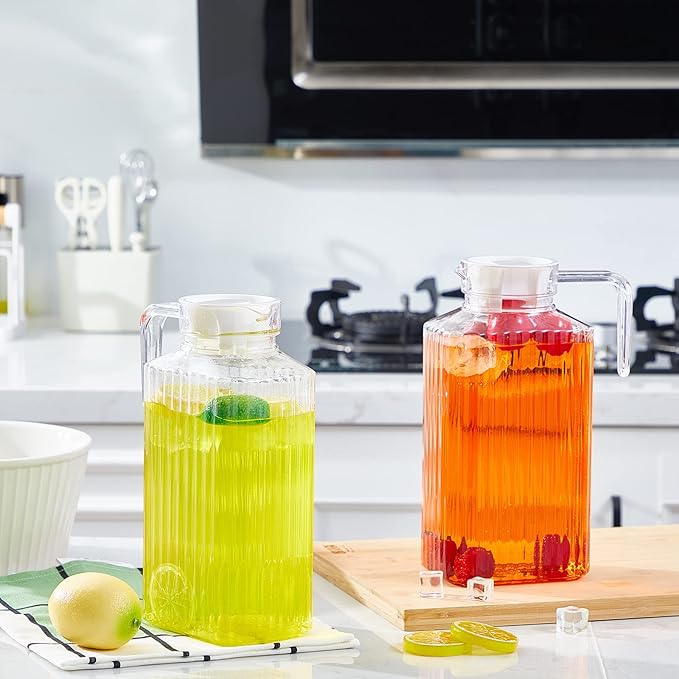 Panitay 4 Pcs 51 Ounces Plastic Pitcher