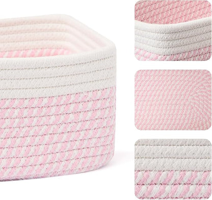 MiniArk Small Storage Baskets for Organizing | Closet Organizer Bins | Shelf