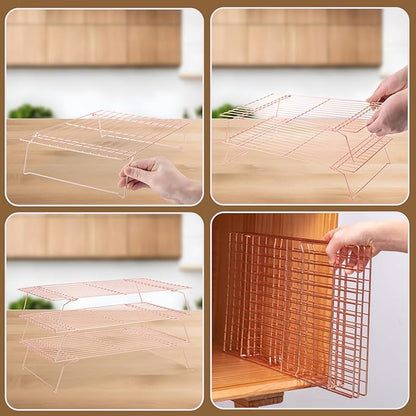 Cooling Rack for Baking 3 Tiers, Stainless Steel Baking Cooking Cooling Racks