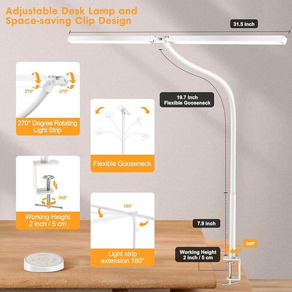 Pzloz Led Desk Lamp for Office Home