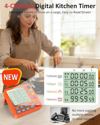 Digital Kitchen Timer for Cooking