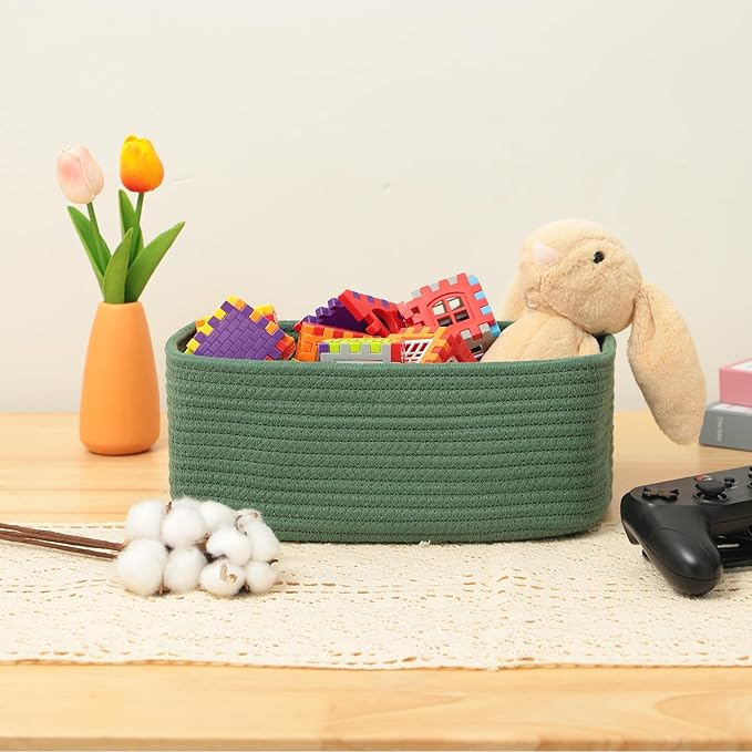 MiniArk Small Storage Baskets for Organizing | Closet Organizer Bins | Shelf